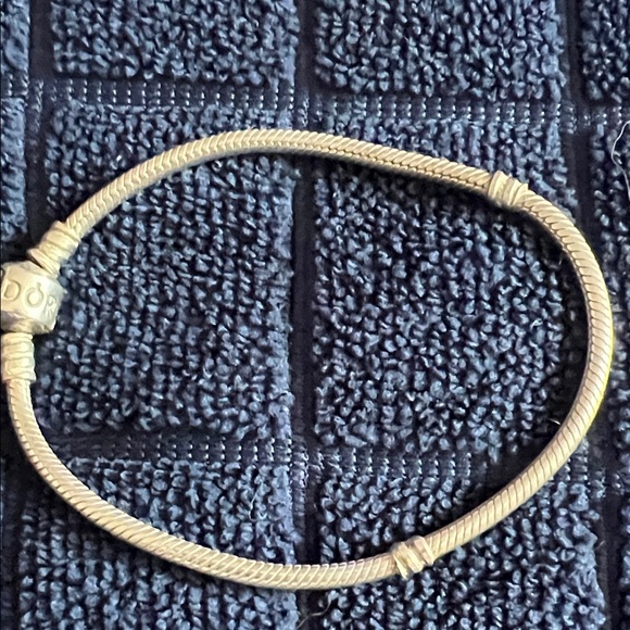 Elegant Silver Pandora Snake Chain Bracelet approx. 8” - Picture 4 of 4